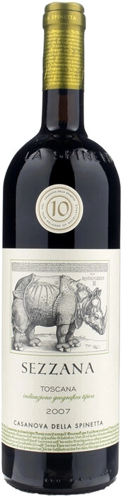 Вино  Casanova della Spinetta, Sezzana Toscana IGT  2007   750 мл  14%