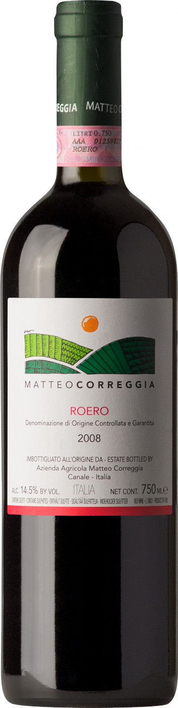 Вино Matteo Correggia, Roero DOC,Маттео Корреджиа, Роеро, 2008, 0.75 л