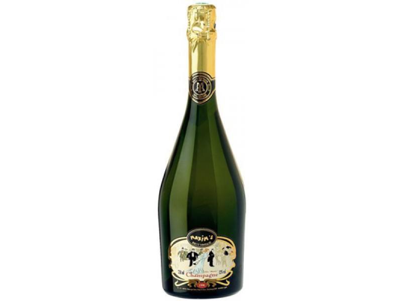 Шампанское Maxim's Brut Vintage, Максим Брют Винтаж белое брют 2000 0.75 12%