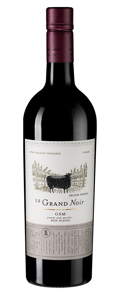 Вино Le Grand Noir Вайнмэйкерс Селекшн GSM  Ле Гран Нуар  Winemaker's Selection Гренаш Шираз Мурведр  2019 750 мл