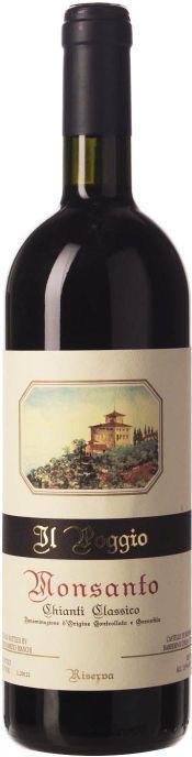 Вино Castello di Monsanto, "Il Poggio", Chianti Classico Riserva DOCG, "Иль Поджио" Кьянти Классико Ризерва, 750 мл