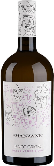 Вино Le Manzane Pinot Grigio delle Venezie DOC  Ле Манзане Пино Гриджио делле Венеция 750 мл  12,5%