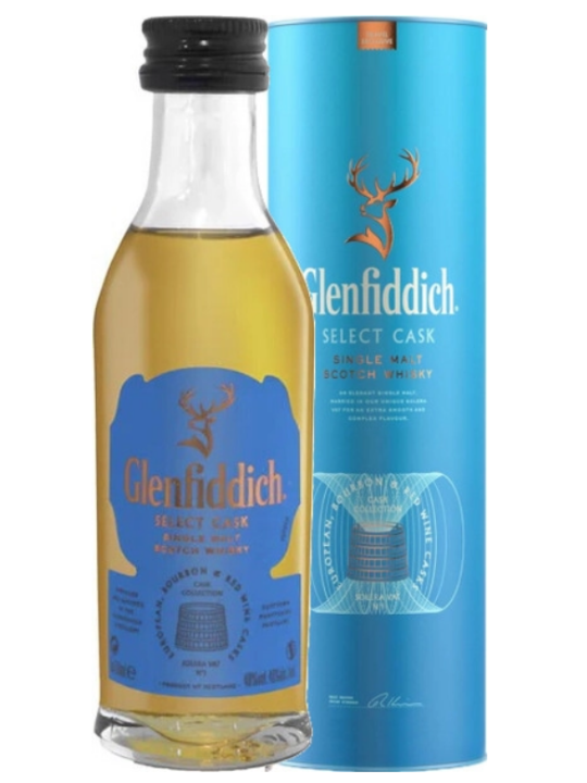 Виски  Glenfiddich  Select Cask  in tube  200 мл 40%