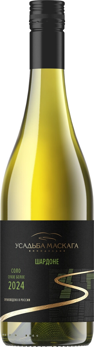 Вино Усадьба Маскага Соло Шардоне  2024 750 мл  11%