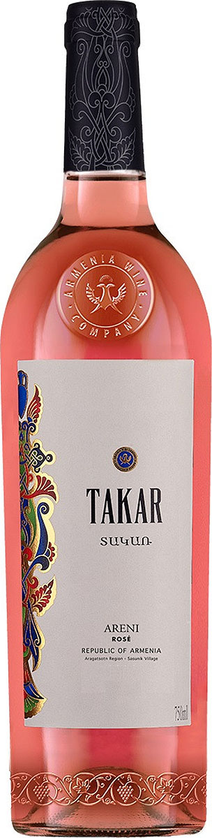 Вино Takar Areni  Rose   Такар Арени  Розе  750 мл  11,5 %