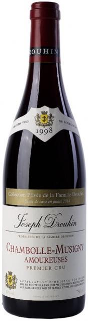 Вино Joseph Drouhin  Chambolle-Musigny Premier Cru  Amoureuses  AOC  Жозеф Друэн  Шамболь-Мюзиньи Премье Крю  Амурез  1998  750 мл