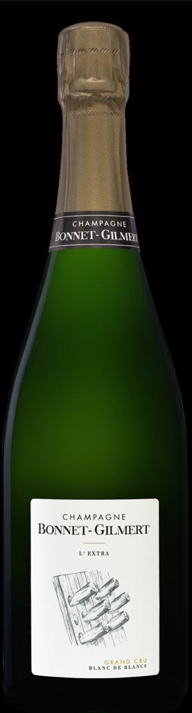 Шампанское Bonnet Gilmert Blanc de Blancs L’Extra Extra Brut Champagne АОС 2017 750 мл