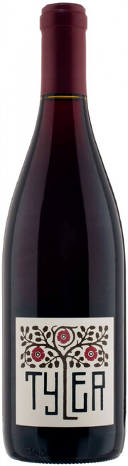Вино Tyler  Sta Rita Hills Pinot Noir Тайлер  Санта Рита Хиллз Пино Нуар 2019 750 мл  13,2 %