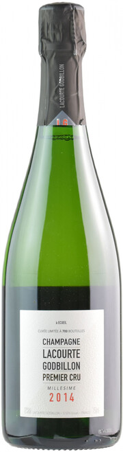 Шампанское Lacourte Godbillon Premier Cru Millesime Champagne AOC  2014   750 мл