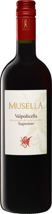 Вино Musella, Valpolicella Superiore DOC, Музелла, Вальполичелла Супериоре, 750 мл