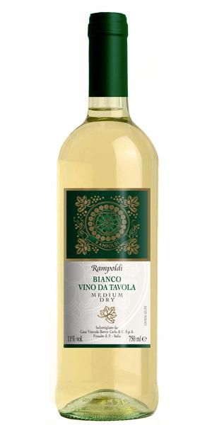 Вино Rampoldi Bianco Рампольди Бьянко, белое полусухое