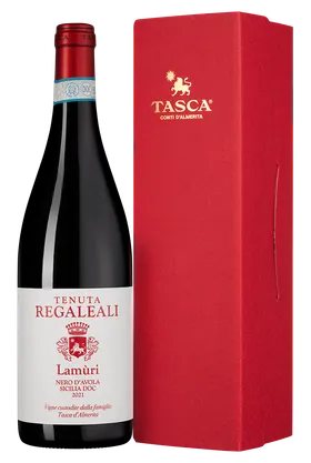 Вино Tasca d'Almerita Tenuta Regaleali Lamuri gift box  2021  750 мл