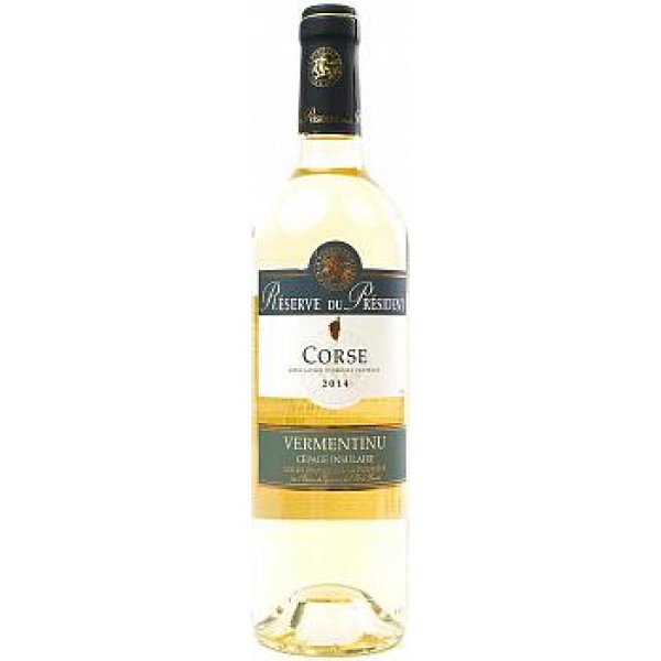Вино Vignerons de l'lle de Beaute AOC Corse Reserve du President Vermentino Виньерон де ль'Иль де Боте Корсе Резерв дю Президент Верментино 2018 750 мл