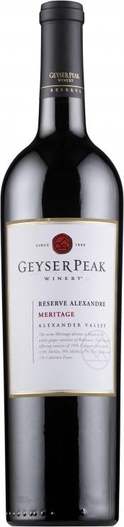 Вино Geyser Peak, "Reserve Alexandre" Meritage, Гейзер Пик, "Резерв Александр" Меритаж, 2007