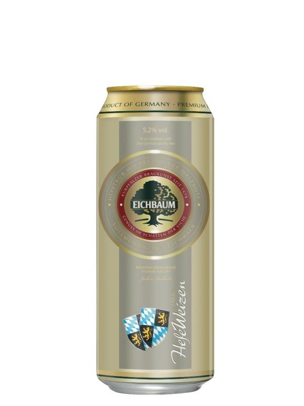 Пиво Eichbaum HefeWeizen in can Эйхбаум ХефеВайцен в жестяной банке 500 мл