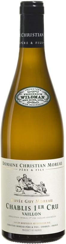 Вино Christian Moreau Pere et Fils Chablis 1-er Cru Vaillon Cuvee Guy Moreau AOC 2018 750 мл