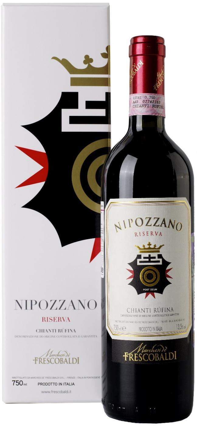 Вино Nipozzano Chianti Rufina Riserva DOCG gift box Нипоццано  Кьянти Руфина Ризерва  в подарочной коробке 2015 750 мл