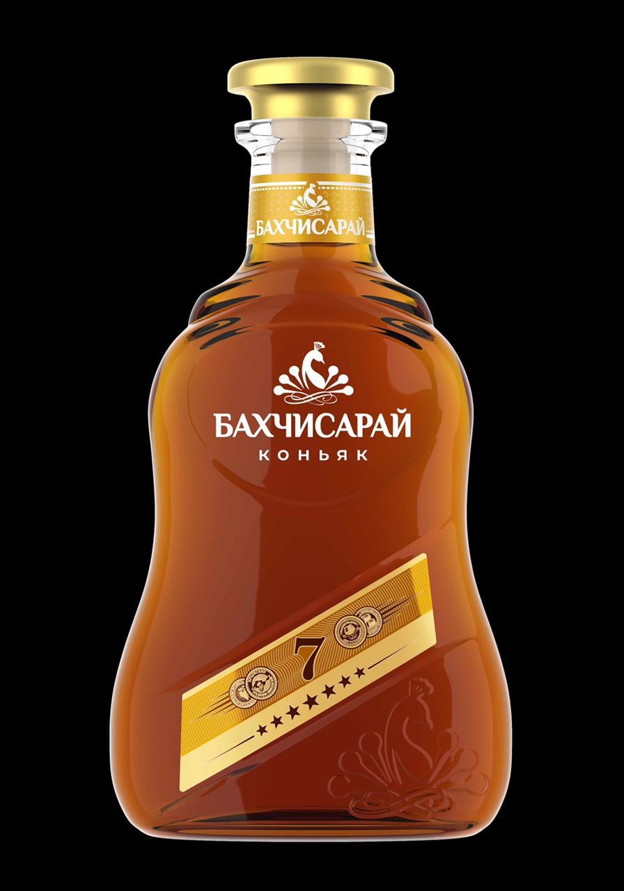 Коньяк  КВЗ  Бахчисарай 7 звезд  500 мл