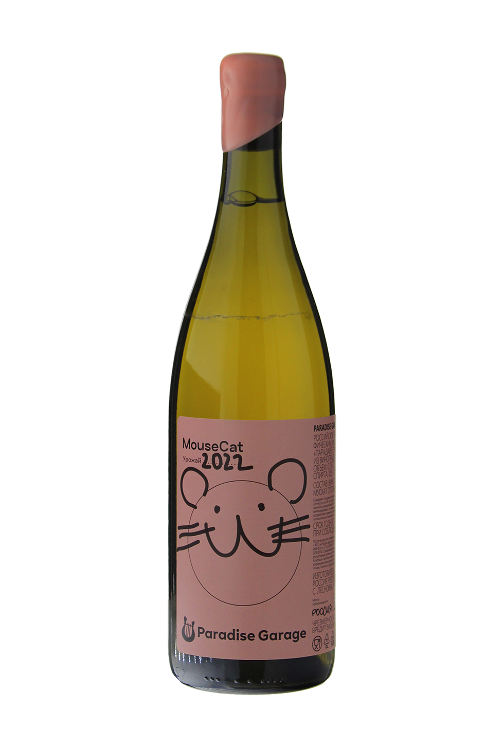 Вино   Paradise Garage Mousecat  2022  750 мл  10,9%