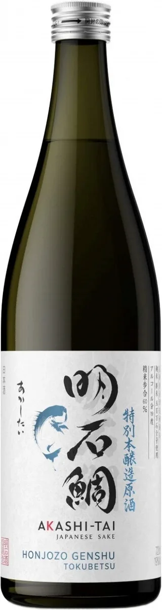 Саке  Akashi-Tai  Honjozo  Genshu    Tokubetsu 720 мл  19 %