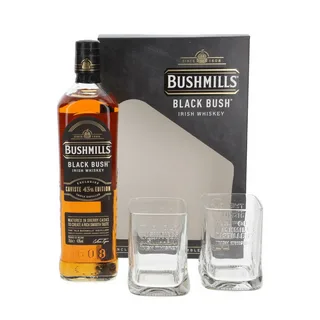 Виски  Bushmills Black Bush GB + 2 glasses   700 мл 40%