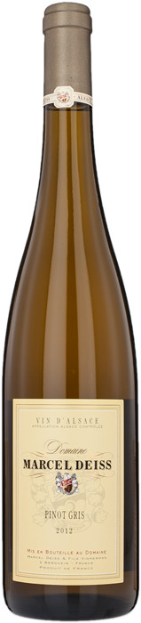Вино Domaine Marcel Deiss Pinot Gris, Домен Марсель Дайс Пино Гри бел.п/сух.2013 750 мл