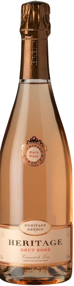 Вино игристое Heritage Cremant de Loire Brut Rose AOC  750 мл