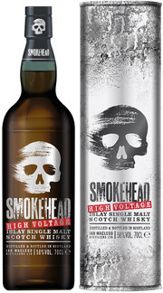 Виски Smokehead High Voltage  in tube 700 мл