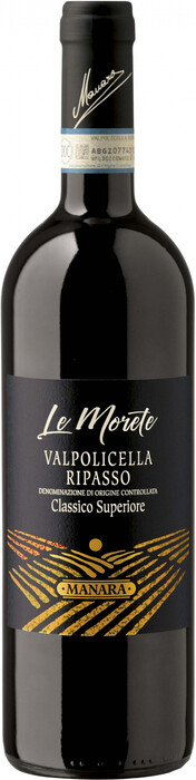 Вино Manara Le Morete Valpolicella Ripasso DOC Classico Superiore Манара Ле Морете 2017 750 мл