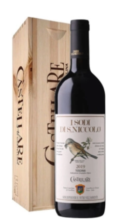 Вино Castellare di Castellina I Sodi Di San Niccolo  2019 gift box  750 мл
