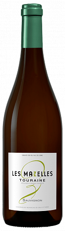Вино  "Les Mazelles" Sauvignon, Touraine   "Ле Мазель" Совиньон  Блан 2018   750 мл