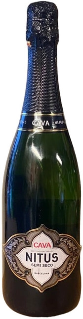 Игристое вино Cava Nitus Demi Sec  750 мл