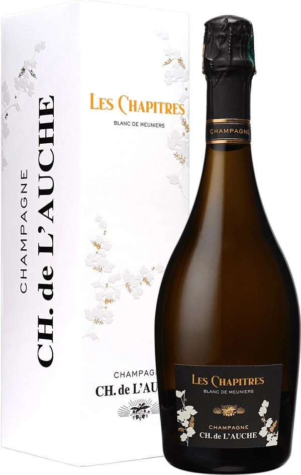 Шампанское  CH. de l'Auche   Les Chapitres Blanc de Meuniers Brut, Champagne AOC  gift box  750 мл 12,5 %