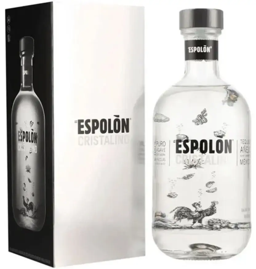 Текила Espolon Cristalino gift box  750 мл