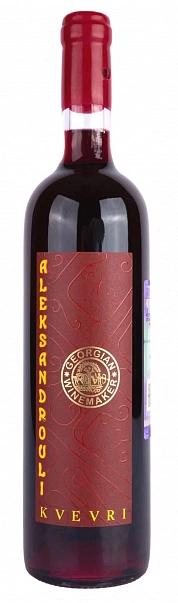 Вино Georgian Winemaker Aleksandrouli Кvevri 2021  750 мл