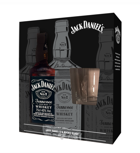 Виски Jack Daniels Gift Box  with glass 700 мл  40%
