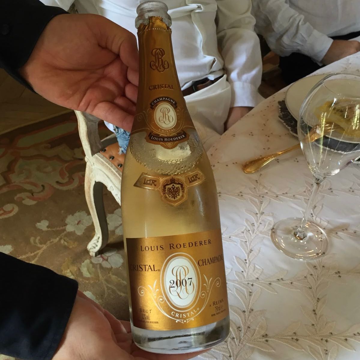 Вечер с шампанским Cristal