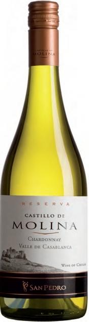 Вино Castillo de Molina Chardonnay Reserva Кастийо де Молина Шардонне Резерва 2012 750 мл