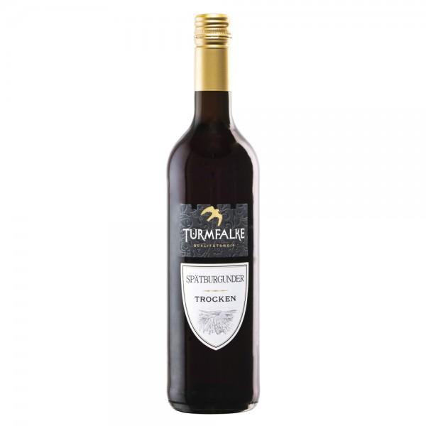 Вино Peter Mertes Turmfalke Sptburgunder Trocken Петер Мертес Турмфальке Шпэтбургундер QbA красное сухое 750 мл