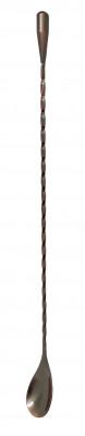 Барная ложка витая в античной медной отделке, 30 см., Vin Bouquet VINTAGE Copper Twisted Spoon