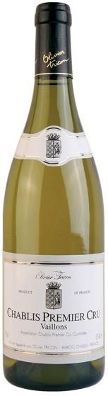 Вино Olivier Tricon, Chablis Premier Cru Vaillons АОС, Оливье Трикон, Шабли Премье Крю Вайон  2010 750 мл