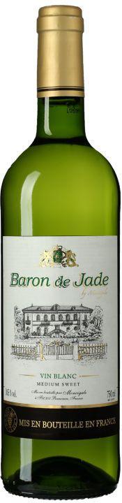 Вино "Барон дэ Жаде" Блан, "Baron de Jade" Vin Blanc, Medium Sweet, 750 мл