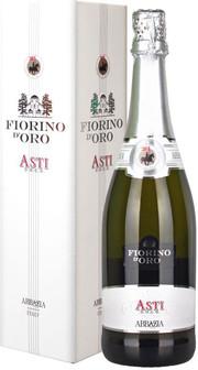 Игристое вино Abbazia Fiorino d`Oro Asti Spumante Dolce gift box 750 мл