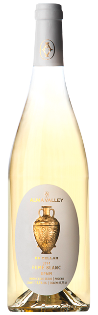 Вино  Alma Valley Fume Blanc Альма Валей Фюме Блан 2014  750 мл