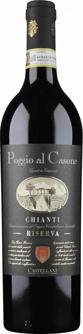 Вино Poggio al Casone Chianti Riserva DOCG Подджо аль Казоне Кьянти Ризерва DOCG сухое  750 мл