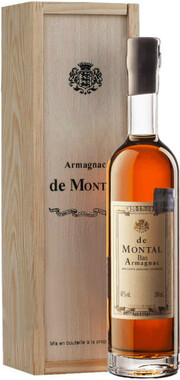 Арманьяк Armagnac de Montal Bas Armagnac wooden box 1986  200 мл