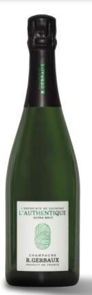 Игристое вино R.GERBAUX L’AUTHENTIQUE CHAMPAGNE AOC EXTRA BRUT 750мл