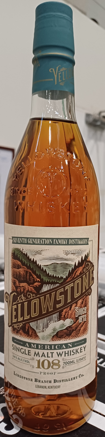 Виски   Yellowstone American Single Malt   700 мл  54 %