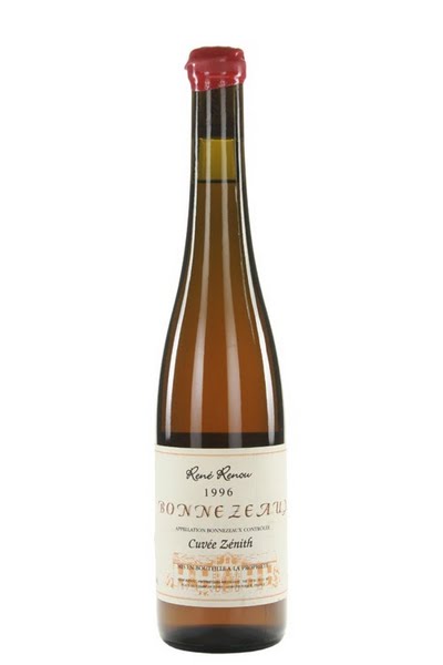 Вино  Domaine Rene Renou Bonnezeaux Cuvee Zenith, Loire  Домэн Рене Рену. "Кюве Зенит" Бонезо  2000  750 мл