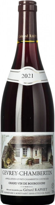 Вино Domaine Gerard Raphet Gevrey-Chambertin  2021 750 мл